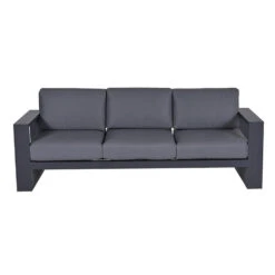 Garden Impressions Plaza 3-zits Lounge Tuinbank - Donker Grijs -Leenbakker 1000052957 0103