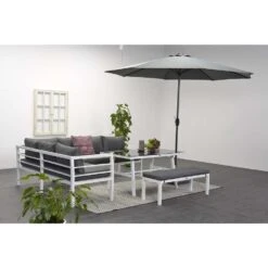 Garden Impressions Bari Lounge Diningset - 4 Delig - Wit 9 Garden Impressions Bari Lounge Diningset - 4 Delig - Wit -Leenbakker 1000053012 0103