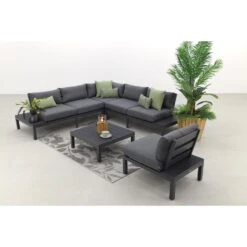 Garden Impressions Annabella Loungeset Met Loungestoel - Carbon Black -Leenbakker 1000053035 0103
