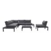 Garden Impressions Annabella Loungeset Met Loungestoel - Carbon Black