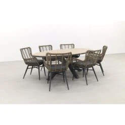 Garden Impressions Jasmine Natural/Edison 220x115 Cm. - Ovale Tuinset 7 Garden Impressions Jasmine Natural/Edison 220x115 Cm. - Ovale Tuinset -Leenbakker 1000053105 0101