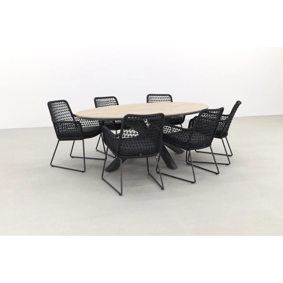 Garden Impressions Edison 220 X 115 Cm. - Ovale Tuinset / Taste Athena 4 Garden Impressions Edison 220 X 115 Cm. - Ovale Tuinset / Taste Athena - Afbeelding 2