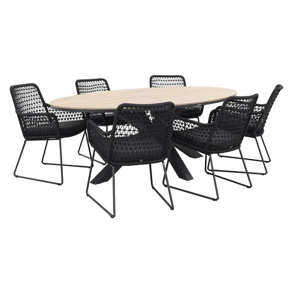 Garden Impressions Edison 220 X 115 Cm. - Ovale Tuinset / Taste Athena 3 Garden Impressions Edison 220 X 115 Cm. - Ovale Tuinset / Taste Athena