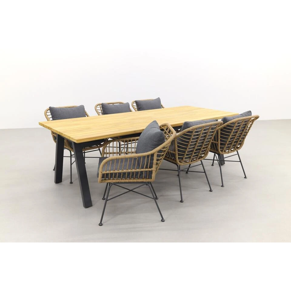 Garden Impressions Margiet Naturel/Ambassador 240x100 Cm. Tuinset 6 Garden Impressions Margiet Naturel/Ambassador 240x100 Cm. Tuinset - Afbeelding 4