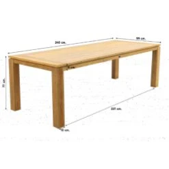 Garden Impressions Osborne/Rome Brown 240 Cm. Tuinset - 7-delig -Leenbakker 1000053146 0103