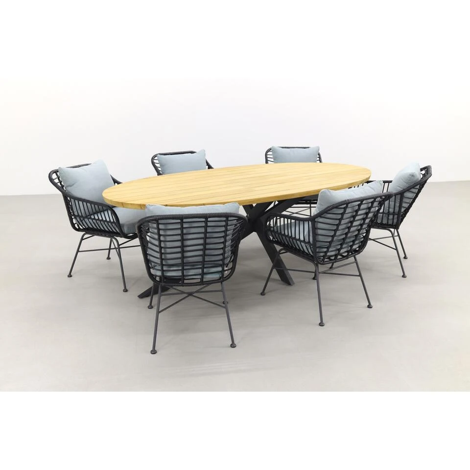 Garden Impressions Margriet Zwart/Taste Prado Ellips Tuinset - 7-delig 4 Garden Impressions Margriet Zwart/Taste Prado Ellips Tuinset - 7-delig - Afbeelding 2