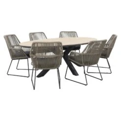 4 Seasons Ramblas/Garden Impression Edison 220 - Ovale Tuinset