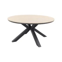 Garden Impressions Edison Tuintafel - 148 Cm. Rond