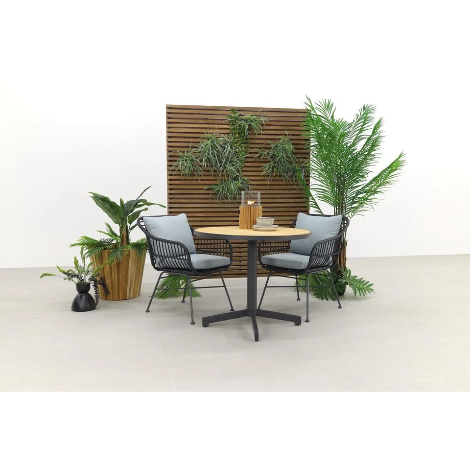 Garden Impressions Margriet Zwart/Taste Fiesta Ronde Tuinset - 3-delig 4 Garden Impressions Margriet Zwart/Taste Fiesta Ronde Tuinset - 3-delig - Afbeelding 2