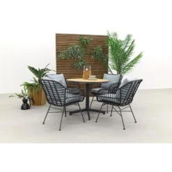 Garden Impressions Margriet Zwart/Taste Fiesta Ronde Tuinset - 5-delig -Leenbakker 1000054008 0101