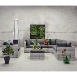 Garden Impressions Carlo Lounge Set XL - Licht Grijs 8 Garden Impressions Carlo Lounge Set XL - Licht Grijs -Leenbakker 1000054013 0102