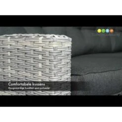 Garden Impressions Alaska Lounge Dining Set Links - Grijs 8 Garden Impressions Alaska Lounge Dining Set Links - Grijs -Leenbakker 1000054036 0103