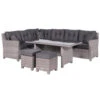 Westminster Lounge Dining Set Links - Organic Grey -Leenbakker 1000054166