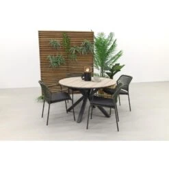 Taste Barista Groen / GI Edison 122 Cm. - Ronde Tuinset -Leenbakker 1000054195 0102