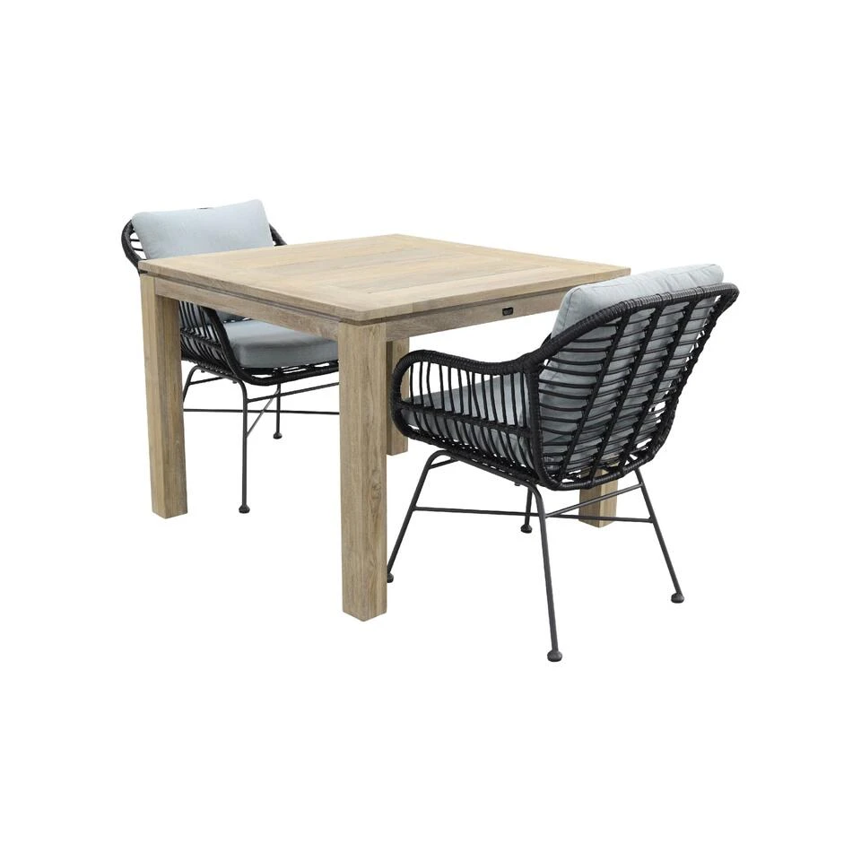 Garden Impressions Margriet Zwart/Rome Grey 100 Cm. - Tuinset 3-delig 5 Garden Impressions Margriet Zwart/Rome Grey 100 Cm. - Tuinset 3-delig - Afbeelding 3