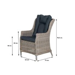 Garden Impressions Osborne/Rome Grey 100 Cm. - Tuinset 5-delig -Leenbakker 1000058232 0103