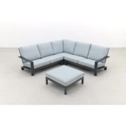 Garden Impressions Lincoln Loungeset 4-delig - Mint Grey -Leenbakker 1000073167 0102
