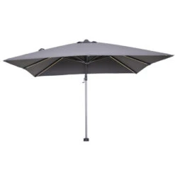 Garden Impressions Hawaii Zweefparasol 3x3 M. Donker Grijs + Led -Leenbakker 1000073302 0102