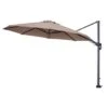 Garden Impressions Hawaii Zweefparasol 350 Cm. Rond - Taupe -Leenbakker 1000073325