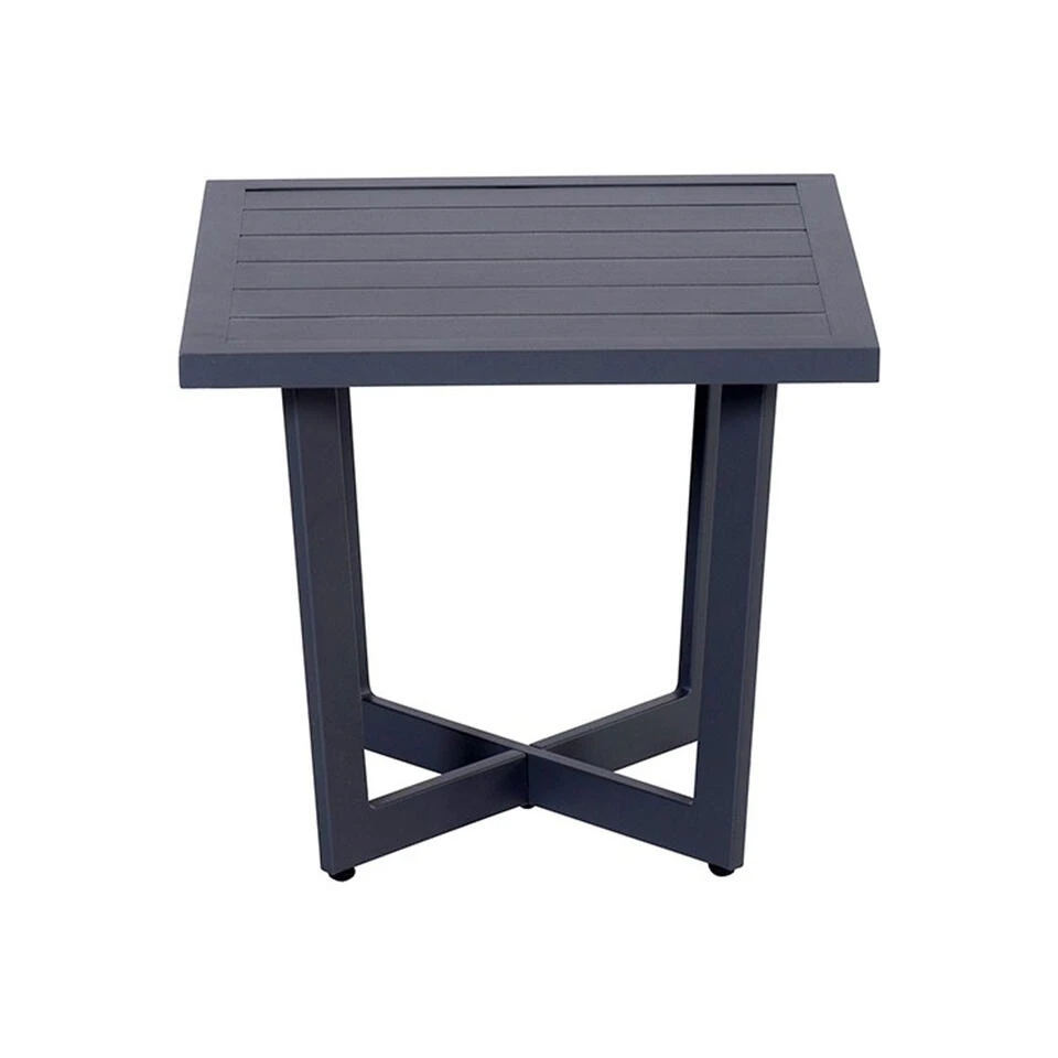 Garden Impressions Kent Tuin Bijzettafel 47,5x47,5xH42cm D. Grijs 5 Garden Impressions Kent Tuin Bijzettafel 47,5x47,5xH42cm D. Grijs - Afbeelding 3