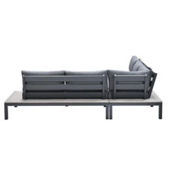 Garden Impressions Aurora Loungeset 4-delig - Donker Grijs -Leenbakker 1000083124 0104