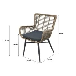 Garden Impressions Jasmine Natural/Edison 280x140 Cm. - Ovale Tuinset -Leenbakker 1000084496 0102