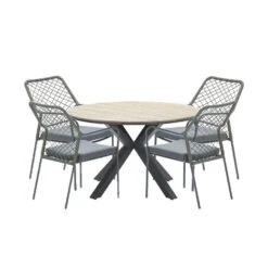 Garden Impressions Ross Tuinset 5-delig Mosgroen-light Teak Look