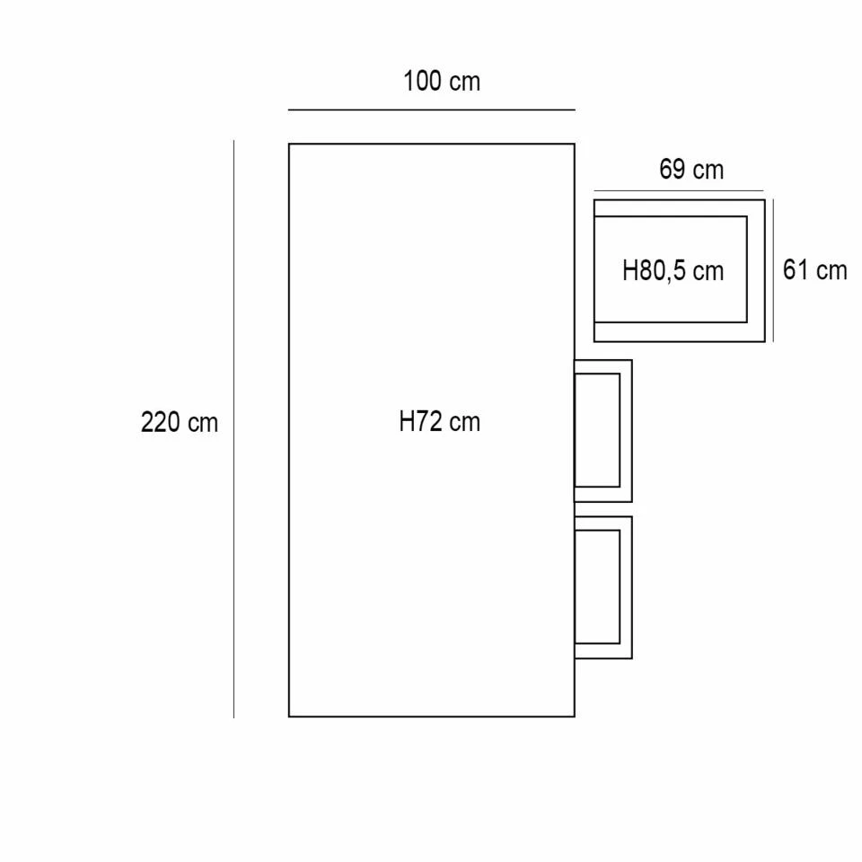 Garden Impressions Timmy Tuinset 7-delig Groen - Leuven Tuintafel 4 Garden Impressions Timmy Tuinset 7-delig Groen - Leuven Tuintafel - Afbeelding 2