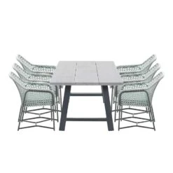 Garden Impressions Timmy Tuinset 7-delig Groen - Leuven Tuintafel