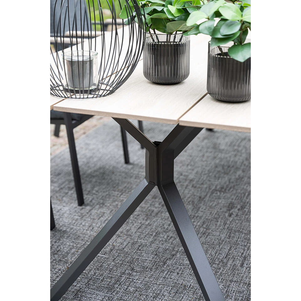 Garden Impressions Jerba Tuinset 7-delig - Robin Tuintafel 220cm 4 Garden Impressions Jerba Tuinset 7-delig - Robin Tuintafel 220cm - Afbeelding 2