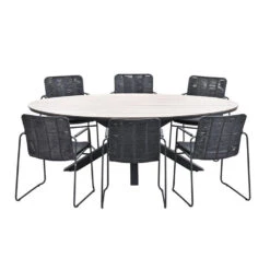 Garden Impressions Palma-Tulli Tuinset 7-delig-light Teak Look -Leenbakker 1000087033 0103