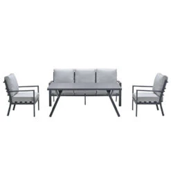 Garden Impressions Senja Lounge Dining Set 4-delig - Lgrijs