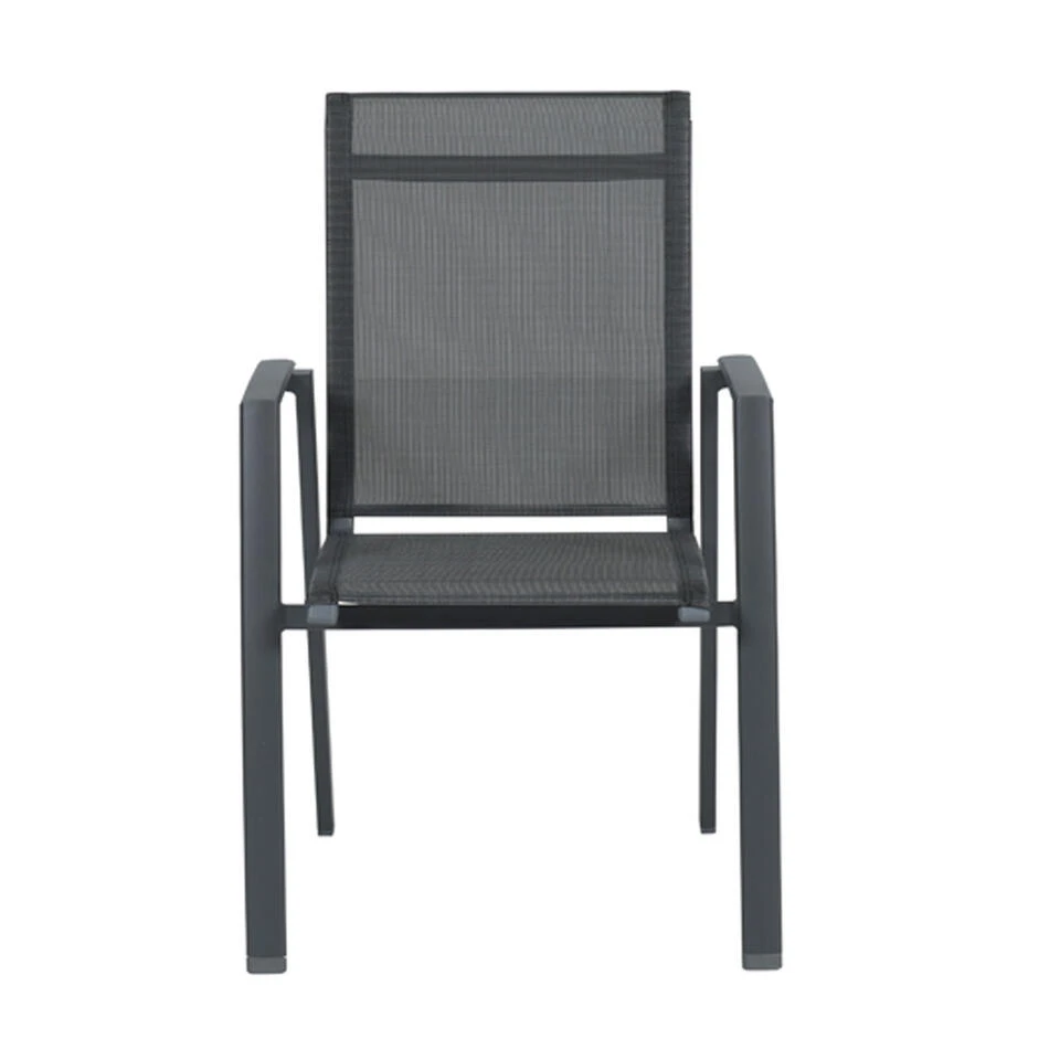 Garden Impressions Tuinset Santana D. Grijs -Elnes Vuur Tuintafel 6 Garden Impressions Tuinset Santana D. Grijs -Elnes Vuur Tuintafel - Afbeelding 4