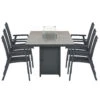Garden Impressions Tuinset Santana D. Grijs -Elnes Vuur Tuintafel -Leenbakker 1000087199