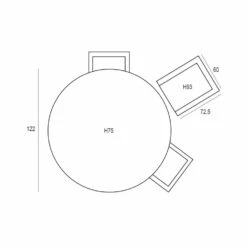 Garden Impressions Senja Tuinset 5-delig Mint Grijs -Tulli Tafel 7 Garden Impressions Senja Tuinset 5-delig Mint Grijs -Tulli Tafel -Leenbakker 1000088244 0102