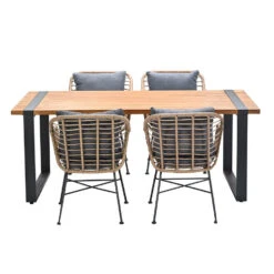 Garden Impressions Lucas - Alto Tuinset 5-delig Bruin -Leenbakker 1000088258 0103