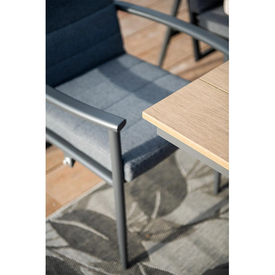 Garden Impressions Jerone Tuinstoel Verstelbaar - Donker Grijs 5 Garden Impressions Jerone Tuinstoel Verstelbaar - Donker Grijs - Afbeelding 3