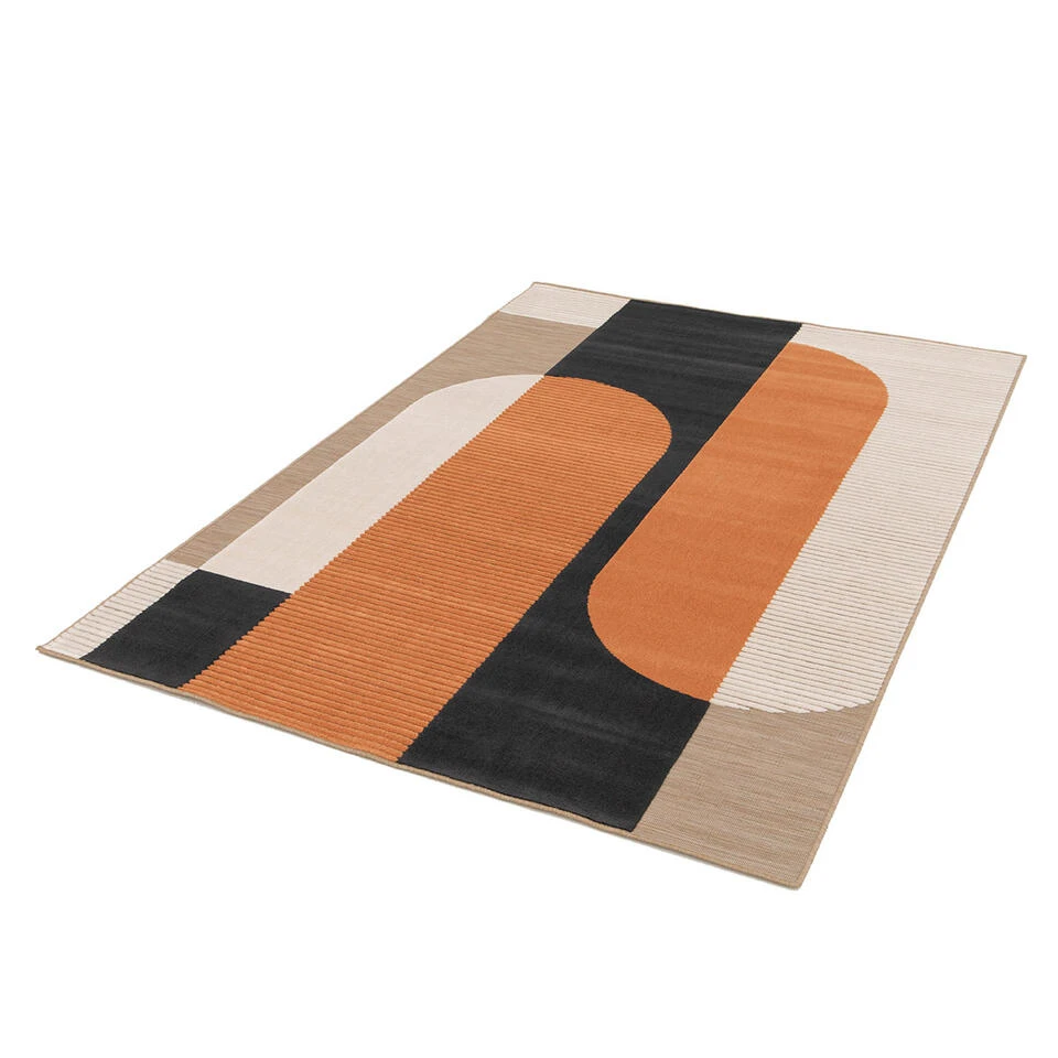 Garden Impressions Buitenkleed Art Deco 120x170cm - Terra 4 Garden Impressions Buitenkleed Art Deco 120x170cm - Terra - Afbeelding 2