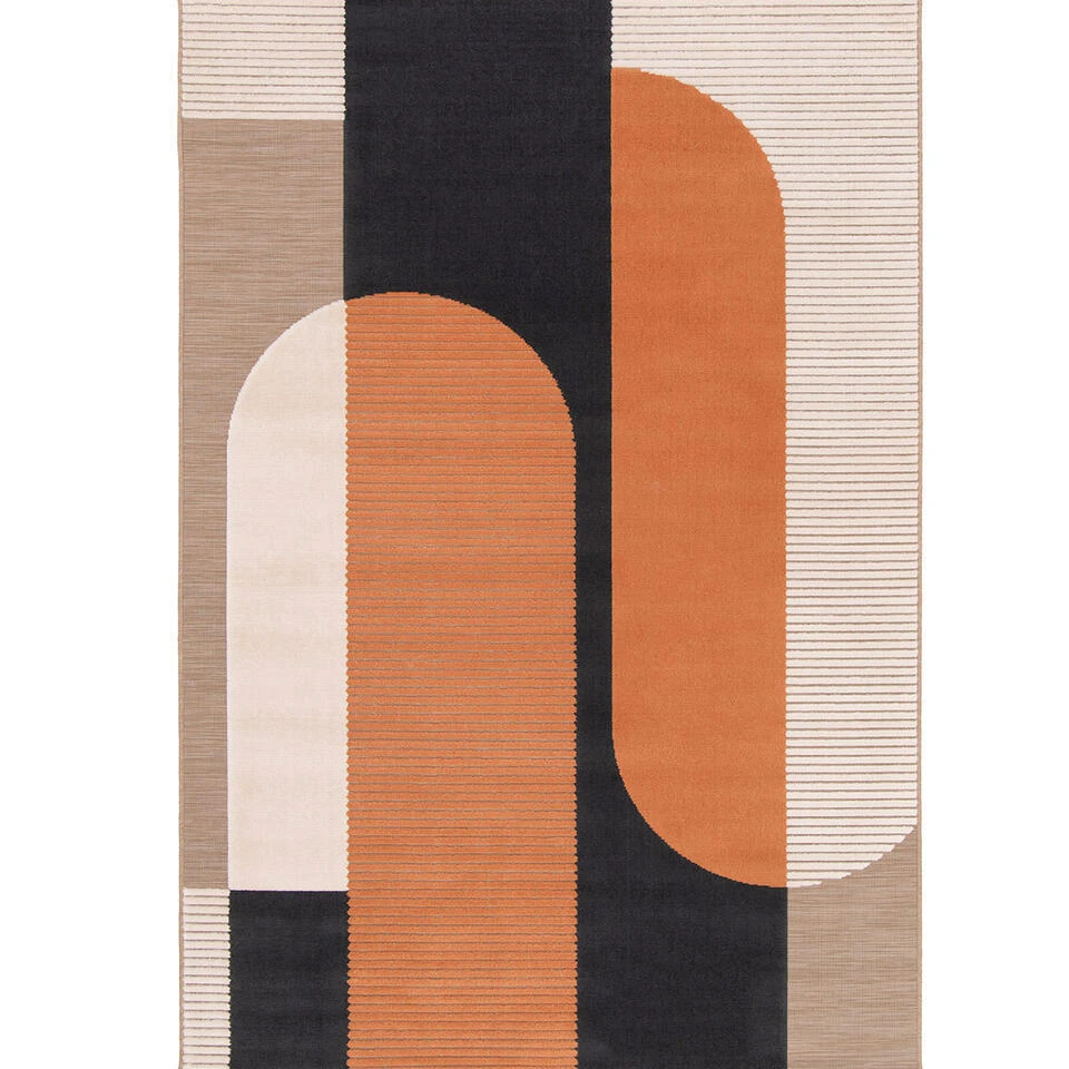 Garden Impressions Buitenkleed Art Deco 120x170cm - Terra 3 Garden Impressions Buitenkleed Art Deco 120x170cm - Terra