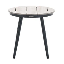 Garden Impressions Lucas Bijzettafel Ø50 - Light Teak Imowood -Leenbakker 1000091633 0103