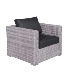 Garden Impressions Tennesee Loungeset 4-delig - Grijs -Leenbakker 1000095160 0104