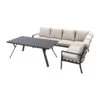GI Sergio Lounge Dining Set 3-delig - Links - Black/Copper