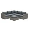 Orangebird Loungeset - 4-delig - Organic Grey - Reflex Black