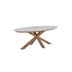 Scotland Tafel - 230x115 Cm - Light Teaklook - Centostone Napoli Sand