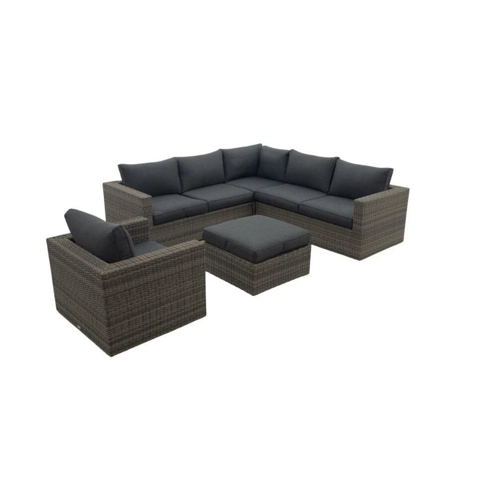 Atlanta Wicker Loungeset 5-delig – Organic Grey - Garden Impressions 3 Atlanta Wicker Loungeset 5-delig – Organic Grey - Garden Impressions