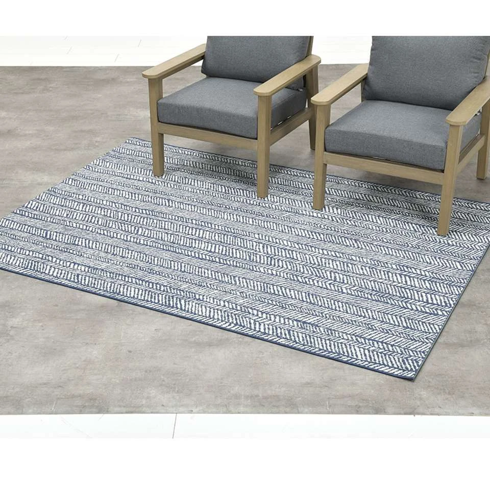 Garden Impressions Buitenkleed Oxford Blauw 160x230 Cm 4 Garden Impressions Buitenkleed Oxford Blauw 160x230 Cm - Afbeelding 2