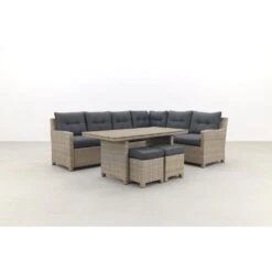 Garden Impressions Alaska Lounge Dining Set Rechts - Vintage Willow -Leenbakker 1434210827 0109