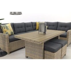 Garden Impressions Alaska Lounge Dining Set Rechts - Vintage Willow -Leenbakker 1434210827 0110