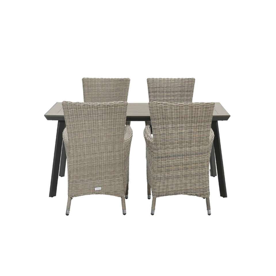 Garden Impressions Sharon 5-delige Tuinset - Penedo Tafel 160x90 5 Garden Impressions Sharon 5-delige Tuinset - Penedo Tafel 160x90 - Afbeelding 3