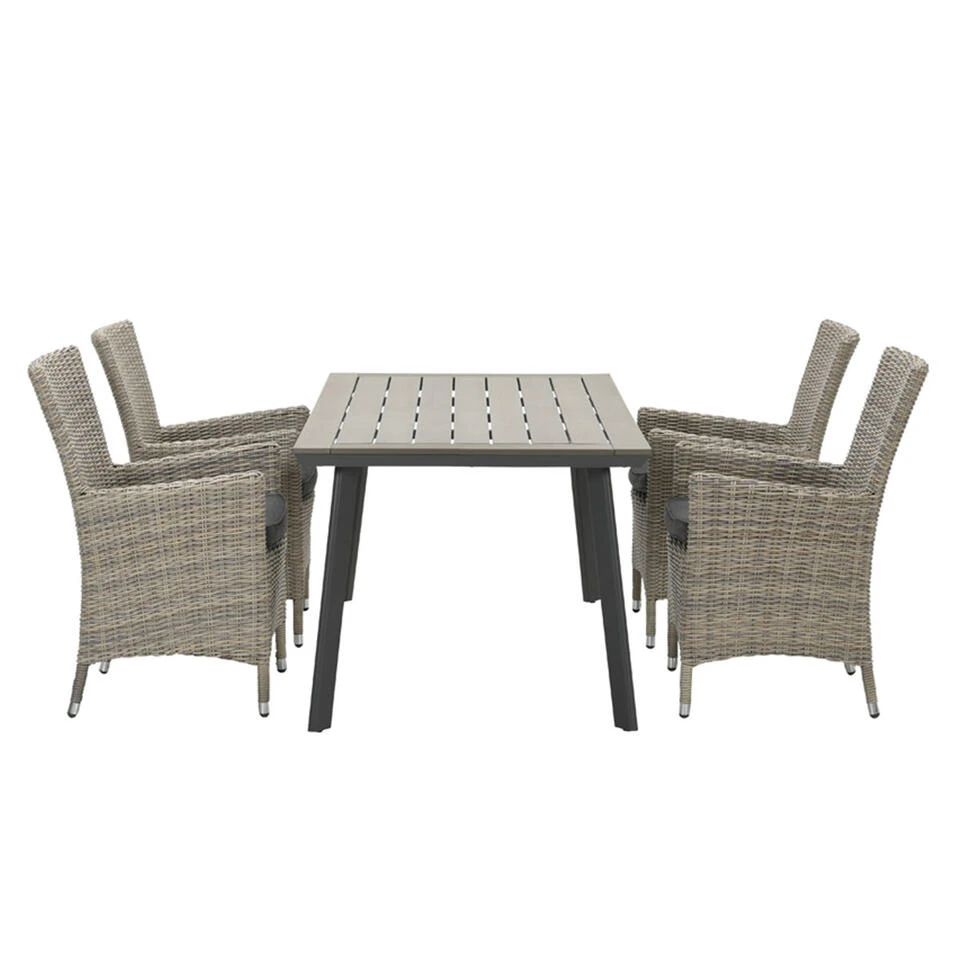 Garden Impressions Sharon 5-delige Tuinset - Penedo Tafel 160x90 3 Garden Impressions Sharon 5-delige Tuinset - Penedo Tafel 160x90